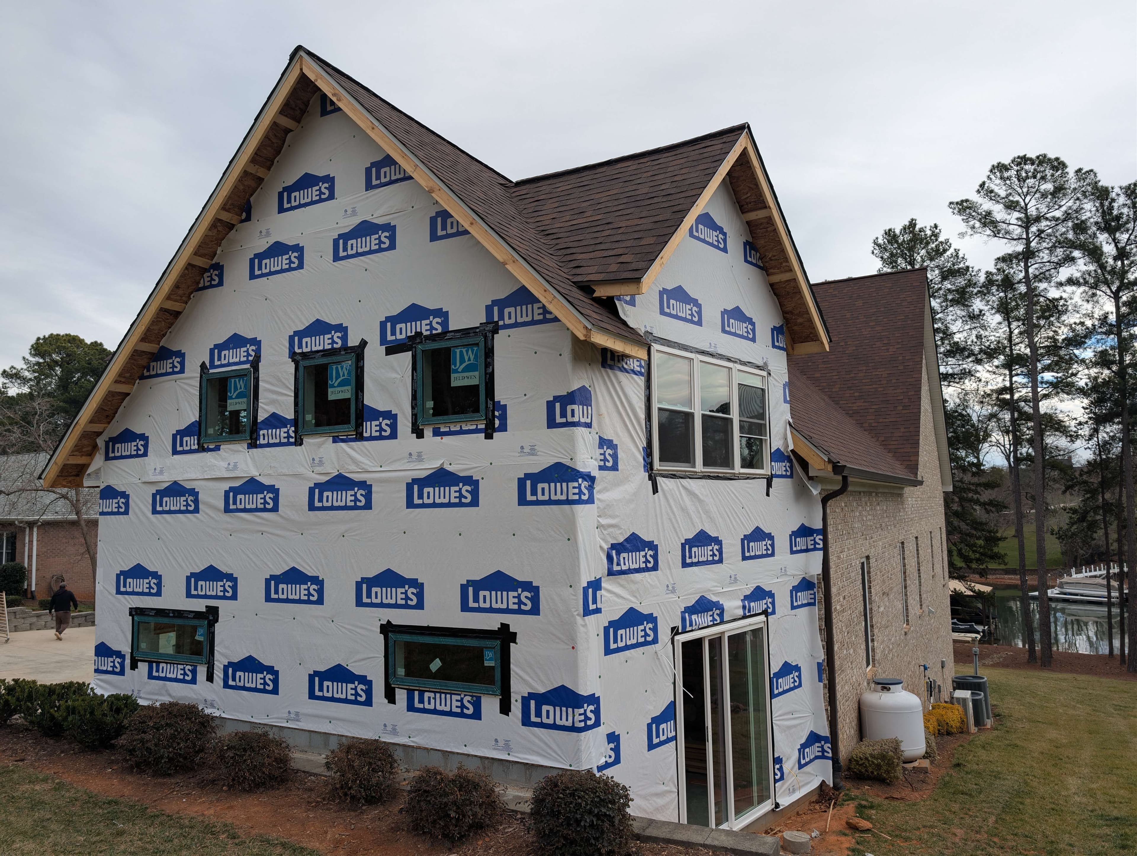 Custom Addition to Home Framing