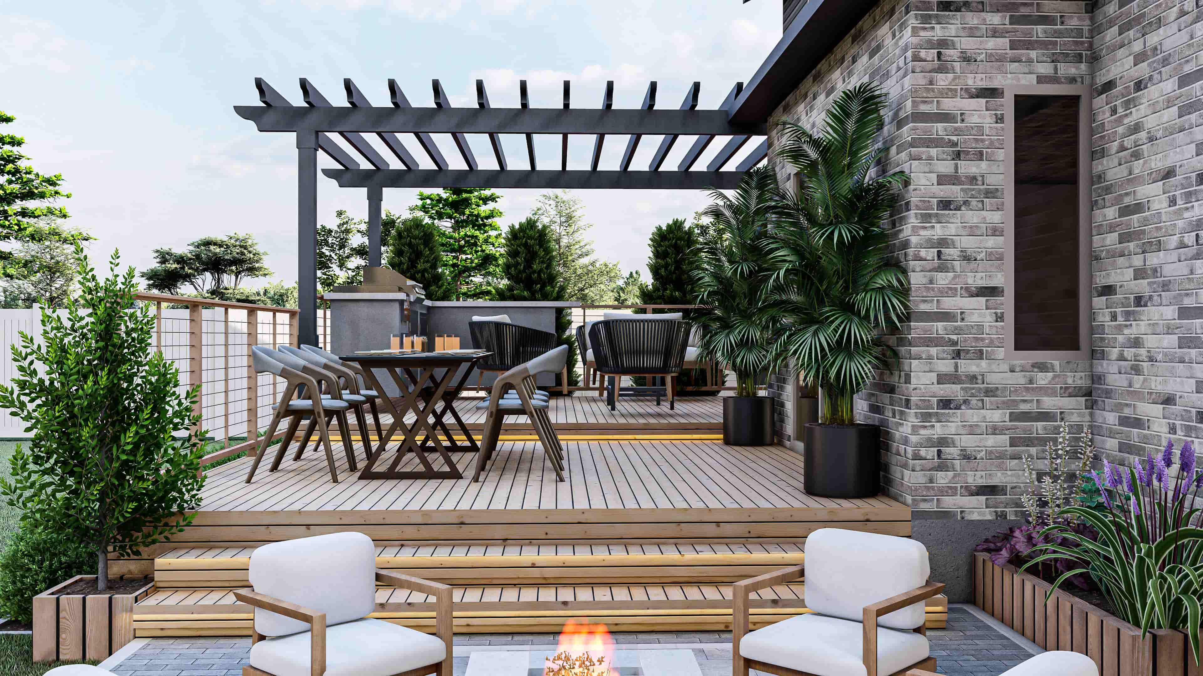 Beautiful Lake Norman Deck